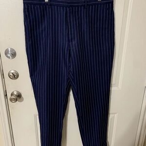 Ralph Lauren Blue Striped Trousers